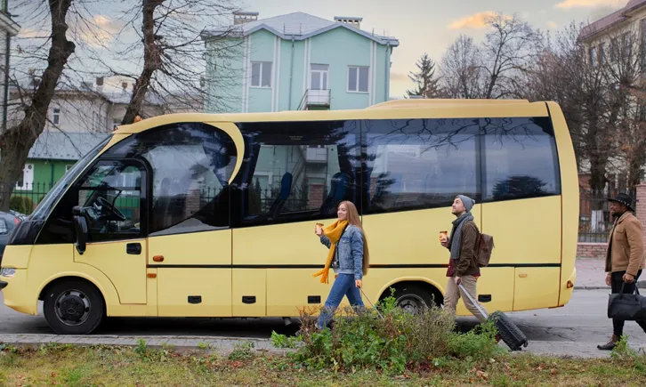 20 passenger bus rental near me